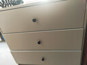 宜家（IKEA）GURSKEN古?？铣閷瞎瘳F代儲物柜斗柜臥室收納柜簡(jiǎn)約 淡米色三斗抽屜柜 曬單實(shí)拍圖
