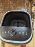 美的（Midea）泡腳桶殺菌洗腳盆加熱暖腳電動(dòng)按摩保暖足浴盆理療泡小腿可拆洗新年禮物生日送男女友ZL2雅致灰 曬單實(shí)拍圖