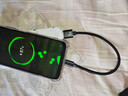 艾勝者安卓數據線(xiàn)0.2m短便攜充電寶短線(xiàn)隨身適用vivo華為暢享榮耀小米oppo三星魅族紅米micro USB充電線(xiàn) Type-c丨66W超級快充線(xiàn)【黑色】 0.2m【2條裝】 曬單實(shí)拍圖