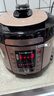 美的（Midea）電壓力鍋雙膽高壓鍋大容量多功能家用智能預約1000W大功率高壓電飯煲大火力高壓鍋 玫瑰金 5L 70KPa高壓 雙膽高壓鍋 曬單實(shí)拍圖