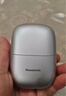松下（Panasonic）小方盒mini剃須刀刮胡刀電動(dòng)便攜款往復式兩刀頭干濕雙剃新年元旦禮物生日禮物送男友送老公 ES-CM20 銀色【旅行便攜】 曬單實(shí)拍圖