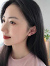 芯奢999純銀耳釘女士2025年新款潮養耳洞耳飾足銀小眾不過(guò)敏睡覺(jué)免摘 999水鉆耳釘-2mm一對 曬單實(shí)拍圖