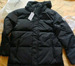 京東京造羽絨服男鴨絨加厚防寒工裝面包服短款冬季外套衣服 黑色 2XL 曬單實(shí)拍圖