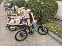 飛鴿折疊自行車(chē)20英寸單速男女式成人學(xué)生青少年兒童城市休閑車(chē)幻夜黑 曬單實(shí)拍圖