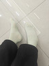頂瓜瓜100%純棉襪子女冬季【10A抗菌吸汗防臭】純拼色無(wú)骨中筒女休閑襪 曬單實(shí)拍圖