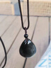 福渥天然黑曜石吊墜彩虹眼金曜石水滴五行補水男女款本命年掛件項鏈女 【黑曜石】水滴吊墜 承諾假一賠 曬單實(shí)拍圖