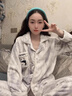 貓人（MiiOW）珊瑚絨睡衣女秋冬加絨加厚女士家居服法蘭絨可外穿長(cháng)袖居家服卡通 3611-主圖款【加厚保暖珊瑚絨】 L 【推薦體重100-120斤】 曬單實(shí)拍圖