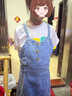 格素凡女童春秋裙子套裝2025秋季洋氣童裝兩件套中大童牛仔連衣裙背帶裙 套裝 110 曬單實(shí)拍圖