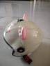 兒童新國標電動(dòng)車(chē)頭盔女孩子小寶寶可愛(ài)hellokitty貓耳朵春秋冬款 3/4盔KT前臉透明+風(fēng)車(chē)+KT黑紅 兒童半盔 曬單實(shí)拍圖