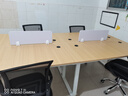 京英辦公桌椅組合簡(jiǎn)約現代辦公室職員電腦桌子組合工位四人屏風(fēng)工作臺 四人位+椅子 曬單實(shí)拍圖