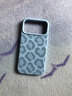 形物適用蘋(píng)果17ProMax手機殼 iPhone17ProMax手機殼全包豹紋磁吸液態(tài)硅膠防摔高級感男女保護套-云青色 曬單實(shí)拍圖
