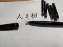 得力鋼筆式毛筆 軟筆書(shū)法練習毛筆可加墨可換芯 初學(xué)者學(xué)生入門(mén)字帖練字禮物開(kāi)學(xué)文具 玄黑開(kāi)學(xué)文具 曬單實(shí)拍圖