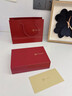 金利來(lái)（Goldlion）錢(qián)包女士2025新款櫻桃紅牛皮輕薄小巧淡粉色零錢(qián)包真皮時(shí)尚錢(qián)夾女 櫻桃紅 曬單實(shí)拍圖
