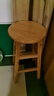 雅漫林實(shí)木圓凳新中式餐椅吧臺商用椅子簡(jiǎn)約家用成人高腳現代手機店高凳 整裝60厘米高圓凳方踏腳 曬單實(shí)拍圖