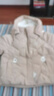 妍莉芬（yanlifen）短款羽絨棉服女2025年冬季新款外套棉襖加絨加厚寬松派克服女裝 卡其 L 建議105-125斤 曬單實(shí)拍圖