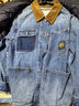 Teenie Weenie小熊秋季美式復古時(shí)尚通勤牛仔寬松休閑外套戶(hù)外風(fēng)女 中藍色 M (165) 曬單實(shí)拍圖