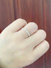 足銀S990愛(ài)心戒指女款閉口可愛(ài)簡(jiǎn)約心形純銀戒指百搭疊戴素圈戒指 愛(ài)心閉口戒指 18號 曬單實(shí)拍圖