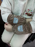察今兒童袖套男孩幼兒園秋冬學(xué)生套袖短款成人2025新款羽絨服護袖頭 可愛(ài)小熊袖套【藏青色】 曬單實(shí)拍圖