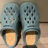 ZECROSS向往的生活同款洞洞鞋女包頭防滑沙灘涼拖鞋夏季外穿防水厚底新款 月色+男女頭像 35-36 標準運動(dòng)鞋碼 曬單實(shí)拍圖