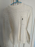 左西童裝女童毛衣麻花加厚針織衫兒童秋冬2025新款女孩上衣 白色 160 曬單實(shí)拍圖