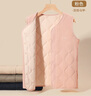 古今（GUJIN）青少年加厚背心保暖內衣女馬甲秋冬打底羊毛坎肩內搭輕薄外套 曬單實(shí)拍圖