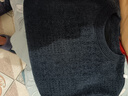 皮爾卡丹（pierre cardin）秋冬季新款羊毛長(cháng)袖T恤男士加絨加厚圓領(lǐng)針織毛衣保暖大碼打底衫 深灰色2260 L/170【建議體重115-140斤】 曬單實(shí)拍圖