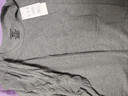 三槍?zhuān)═HREEGUN）秋衣秋褲純棉男女套裝秋季薄款3A抗菌防螨抗靜電打底保暖內衣 【太空合作款】淺麻灰 男 3XL (僅男款) 曬單實(shí)拍圖