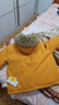 WALNUT DUCK【加厚新年服】小黃鴨男童女童棉服秋冬裝棉衣男孩女孩毛領(lǐng)派克服 曬單實(shí)拍圖