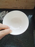潔雅杰陶瓷碗中式白瓷小碗家用4.5英寸米飯碗喝湯碗面碗套裝10只裝 曬單實(shí)拍圖