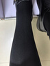 浪莎（LangSha）連褲襪女春秋打底褲襪薄絨款天鵝絨無(wú)縫一體褲光腿神器膚色 1200D黑色連褲8~20℃度 （90至150斤） 1條 曬單實(shí)拍圖