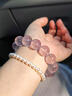 伊夢(mèng)嬌馬達加斯加粉水晶手鏈女馬粉果凍桃花粉晶手鏈芙蓉石手串送禮物 蜜桃啵啵11mm粉水晶手串 曬單實(shí)拍圖