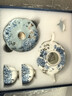 永豐源（auratic）鉑金青花 6頭陶瓷中式茶具咖啡具套裝 青花瓷 男士送禮 禮盒裝 【2人位】 6頭 曬單實(shí)拍圖