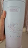 膳魔師（THERMOS）海洋系列2代高真空不銹鋼保溫杯辦公水杯咖啡杯便攜杯子吸管杯 隨行吸管杯 850ml 曬單實(shí)拍圖