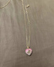 施華洛世奇（SWAROVSKI）IDYLLIA粉釋愛(ài)心可跳動(dòng)項鏈女送女朋友生日禮物女新年禮物5683580 曬單實(shí)拍圖