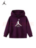 Jordan 耐克AJ童裝兒童連帽衛衣2025男童秋冬加絨上衣中大童衣服 曬單實(shí)拍圖