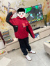 李寧（LI-NING）童裝兒童外套男女小大童新年款加絨保暖寬松運動(dòng)風(fēng)衣160YFDW077-1 曬單實(shí)拍圖