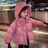 2025秋冬裝新款兒童羽絨棉服童裝棉襖加厚保暖中小童保暖棉衣外套 西瓜紅 100 曬單實(shí)拍圖