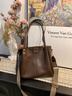viney牛皮包包女包大容量托特包通勤斜挎單肩包生日新年禮物送女生女友 曬單實(shí)拍圖