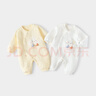 babylove嬰兒連體衣秋冬純棉可愛(ài)寶寶哈衣爬服新生兒夾棉保暖衣服秋冬裝 曬單實(shí)拍圖