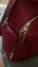 新秀麗（Samsonite）雙肩包14英寸電腦包 女士背包大學(xué)生書(shū)包簡(jiǎn)約時(shí)尚旅行包新年禮物 學(xué)院紅【輕如浮毛】 曬單實(shí)拍圖