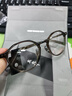 木九十眼鏡升級超輕彈塑鋼復古橢圓框眼鏡近視可配度數鏡片眼鏡框FK007 BRC3 栗殼棕 單鏡框 曬單實(shí)拍圖
