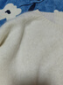 MUSLEY QUEEN羊絨羊毛衫女25秋季新款圓領(lǐng)拉毛拉絨柔軟毛衣純色無(wú)縫一體針織衫 羽毛白 均碼 曬單實(shí)拍圖