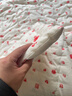 棉谷朵兒童純棉花百家被手工可脫膽新生兒蓋被寶寶抱被拼布被子四季棉被 恭喜發(fā)財（可脫膽） 120*150cm秋冬被 曬單實(shí)拍圖