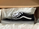 VANS萬(wàn)斯范斯官方 經(jīng)典款Old Skool復古男女低幫板鞋 黑色  38 曬單實(shí)拍圖