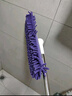 平板拖把新款大號商用酒店雪尼爾拖把家用大面積便捷拖布便攜式地 40CM紫色雪尼爾【共1布】送刮水器+伸縮加強桿 曬單實(shí)拍圖