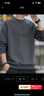 JEEP吉普衛衣男春秋季寬松長(cháng)袖T恤男士休閑潮流衣服男裝 深灰 4XL 曬單實(shí)拍圖