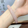 老廟白月光玉手鐲女生款粉水晶手串鐲子冰透節日生日禮物送女朋友老婆 送金箔+精美禮盒(54號摯愛(ài)禮盒) 曬單實(shí)拍圖
