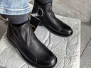 鉑斯萊肯真皮馬丁靴2026春夏季新款頭層牛皮休閑高幫軟皮切爾西靴英倫靴潮 黑色 (單鞋款) 38 (皮鞋碼） 曬單實(shí)拍圖