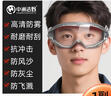 中洲潔野勞保工業(yè)護目鏡打磨切割專(zhuān)用防粉塵防飛濺防風(fēng)沙防霧電焊防塵護目鏡 【高清防霧款】灰色-1副可佩戴眼鏡 無(wú)規格 曬單實(shí)拍圖