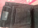 羅蒙（ROMON）秋冬季厚款牛仔褲男士休閑商務(wù)直筒長(cháng)褲中青年爸爸裝潮流韓版褲子 曬單實(shí)拍圖